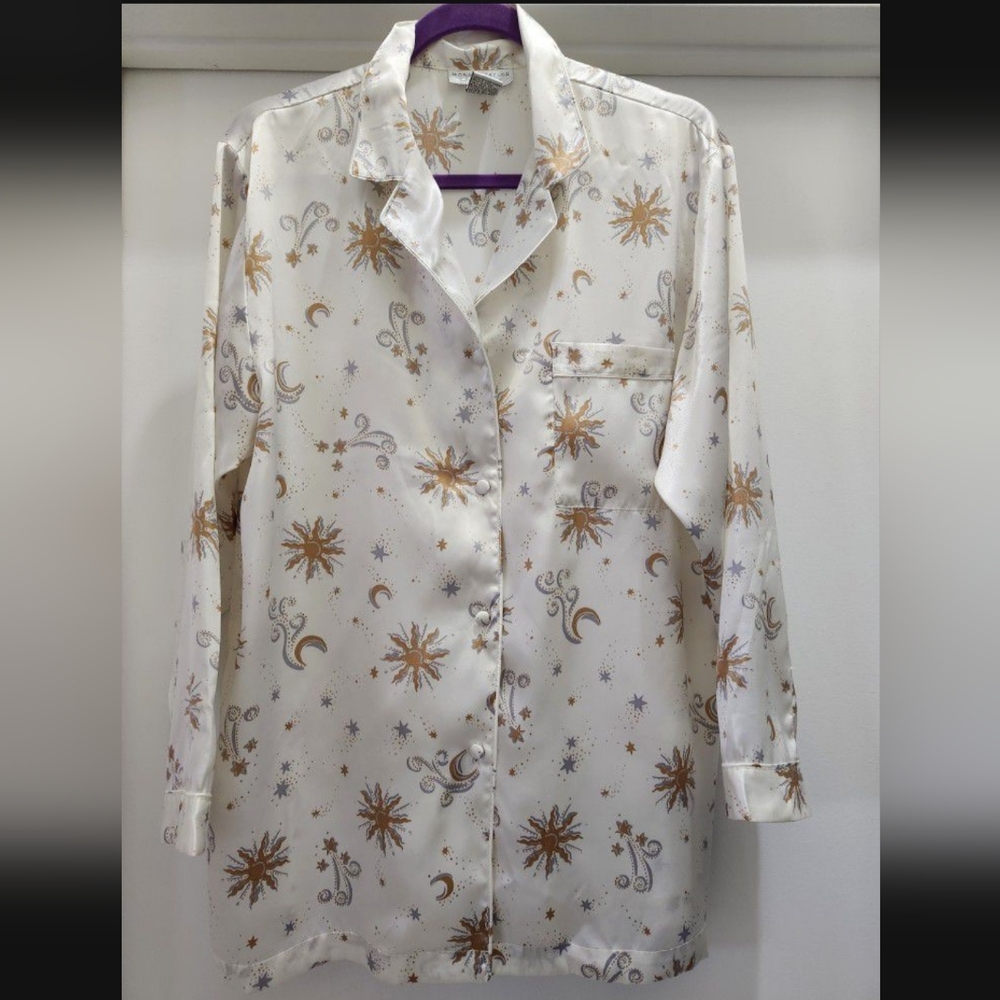 Pajamas with Celestial Motif